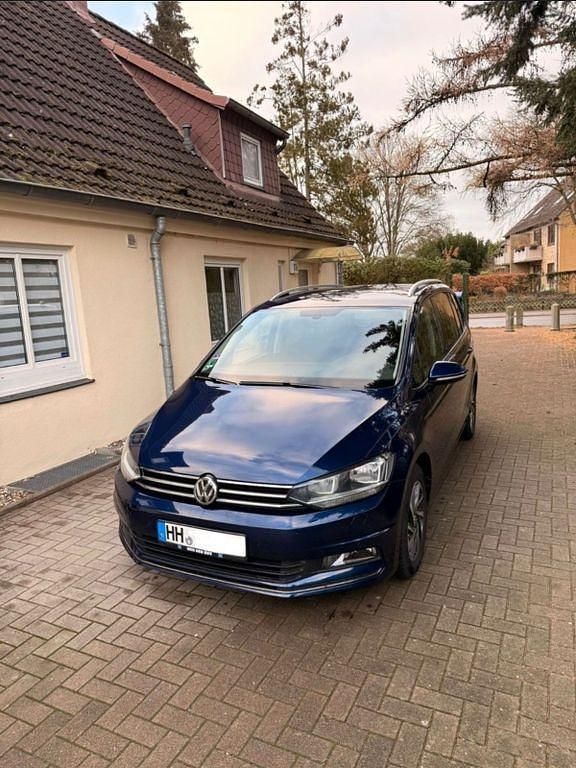 Gebraucht VW Touran Sound 150 PS (110 kW) 2017 Blau Van / Kleinbus