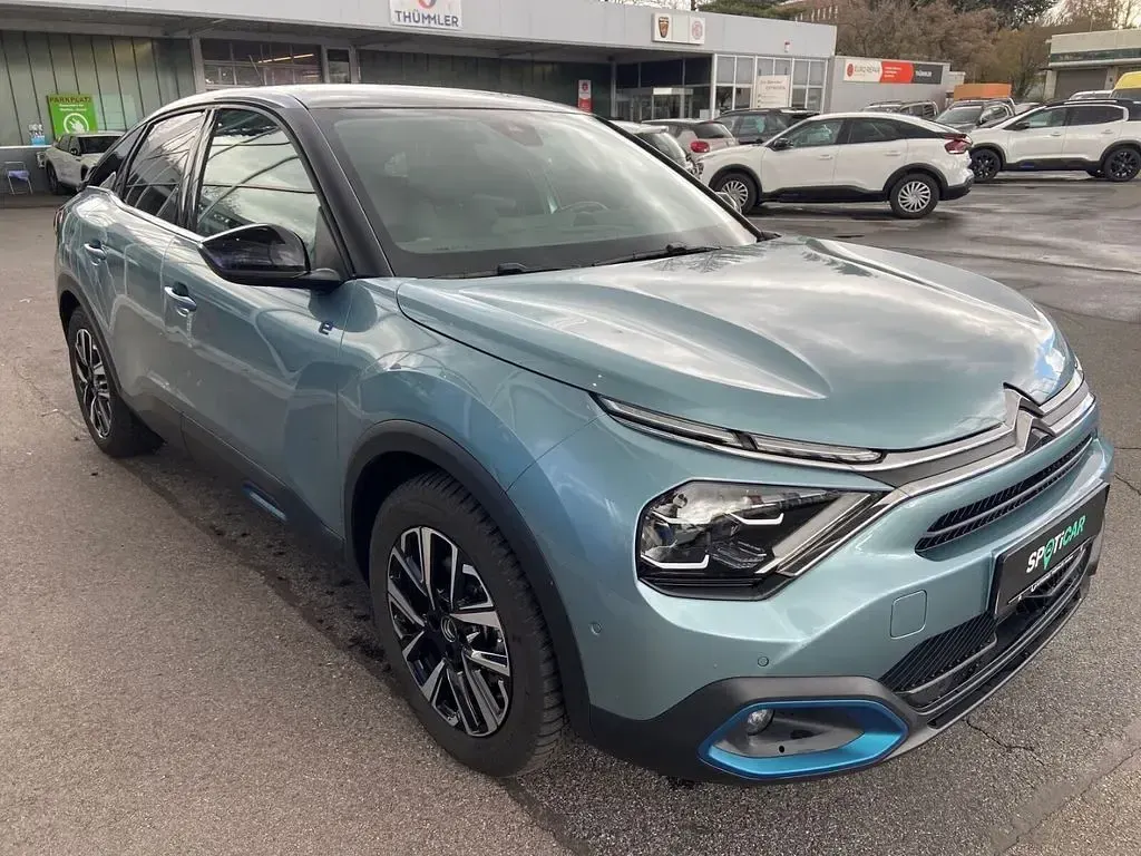 Gebraucht Citroën e-C4 Shine 100 kW (136 PS) 2021 Lackierung olbia blau/typ auss Limousine