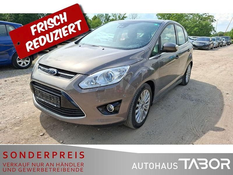 Brisbane braun (met.) Gebraucht 2014 Ford C-MAX Titanium Van / Kleinbus | 6.985 € (Guter Preis) - Bild 1/4