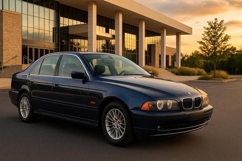 Blau Gebraucht 2002 BMW 525 Limousine | 3.900 € (Superpreis) - Bild 1/4