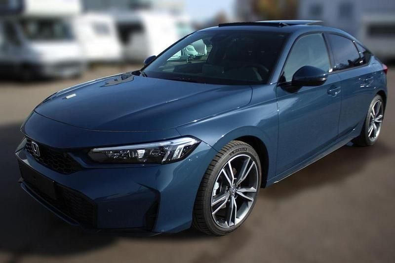 Blau Neu 2025 Honda Civic Advance Limousine | 34.990 € (Superpreis) - Bild 1/4