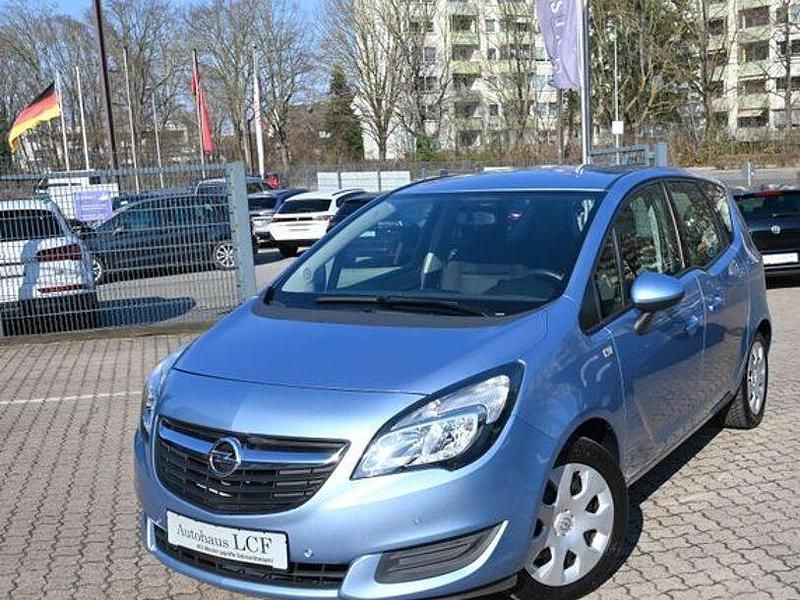 Gebraucht Opel Meriva Edition 101 PS (74 kW) 2014 Blau Van / Kleinbus