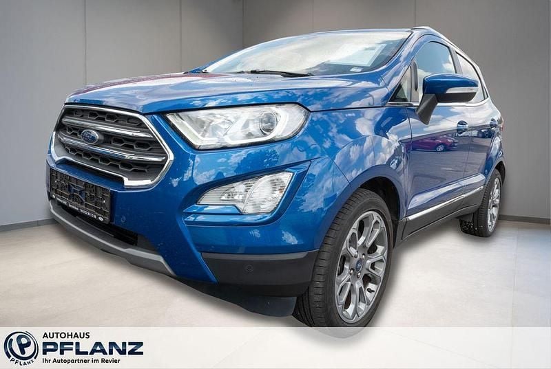 Blau Gebraucht 2019 Ford Ecosport Titanium SUV | 13.885 € (Fairer Preis) - Bild 1/4