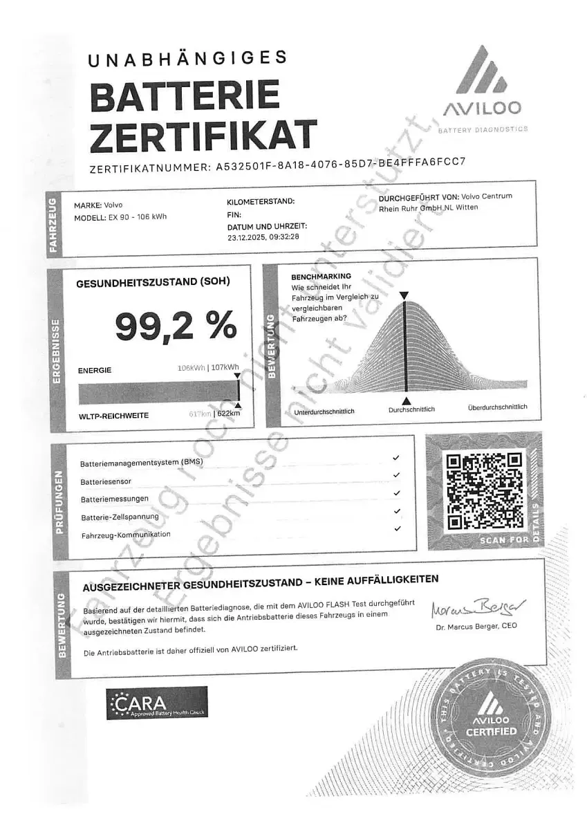 Gebraucht Volvo EX90 Ultra 380 kW (517 PS) 2025 Grau SUV