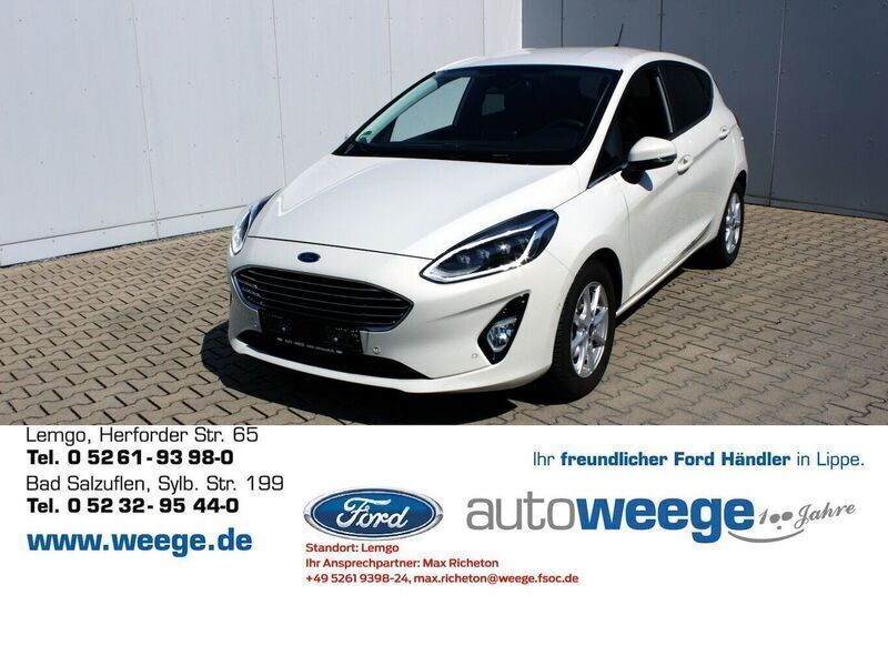 Weiß Gebraucht 2021 Ford Fiesta Titanium X Kleinwagen | 12.990 € (Guter Preis) - Bild 1/2