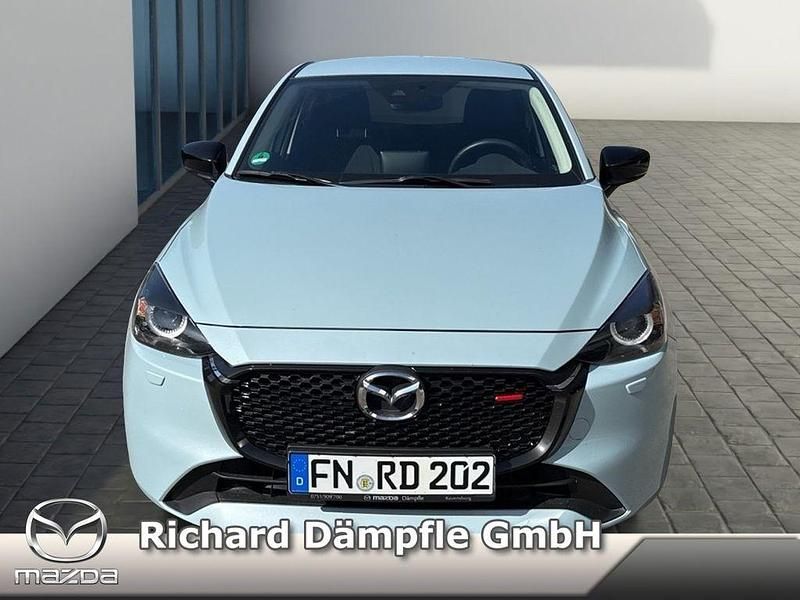 Air stream blue metallic Gebraucht 2023 Mazda 2 Homura-Line Kleinwagen | 17.495 € (Guter Preis) - Bild 1/4