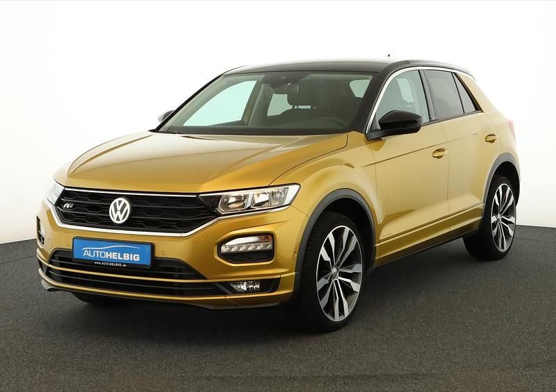 Gebraucht VW T-Roc IQ Drive 150 PS (110 kW) 2019 Kurkumagelb metallic SUV