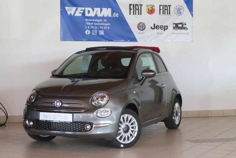 Pompei grau Neu 2024 Fiat 500C Dolcevita Cabrio | 17.790 € (Fairer Preis) - Bild 1/4