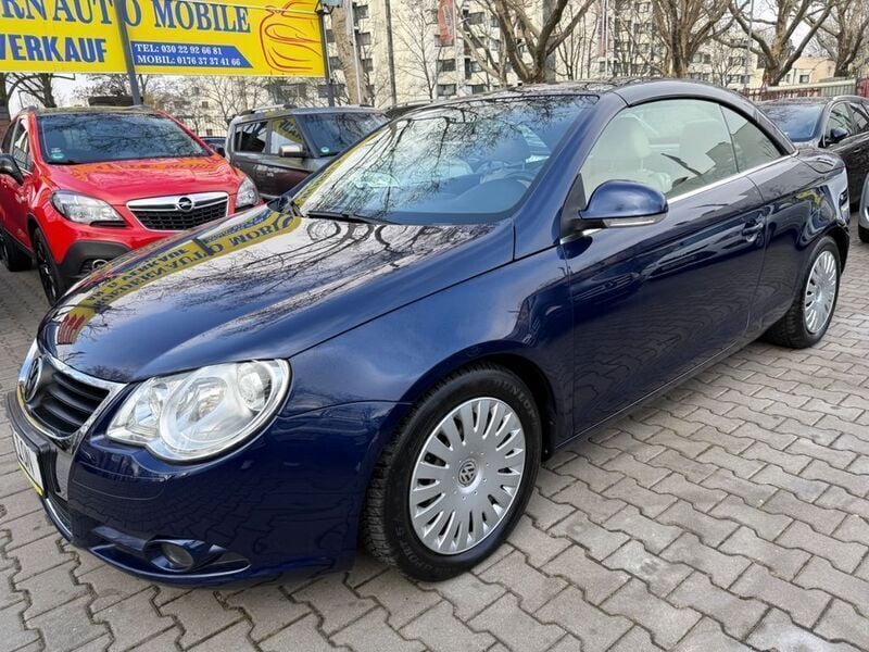Blau Gebraucht 2007 VW Eos Cabrio | 3.650 € (Superpreis) - Bild 1/4