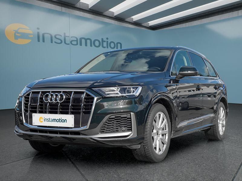 Schwarz Gebraucht 2023 Audi Q7 S-Line SUV | 68.299 € (Fairer Preis) - Bild 1/4