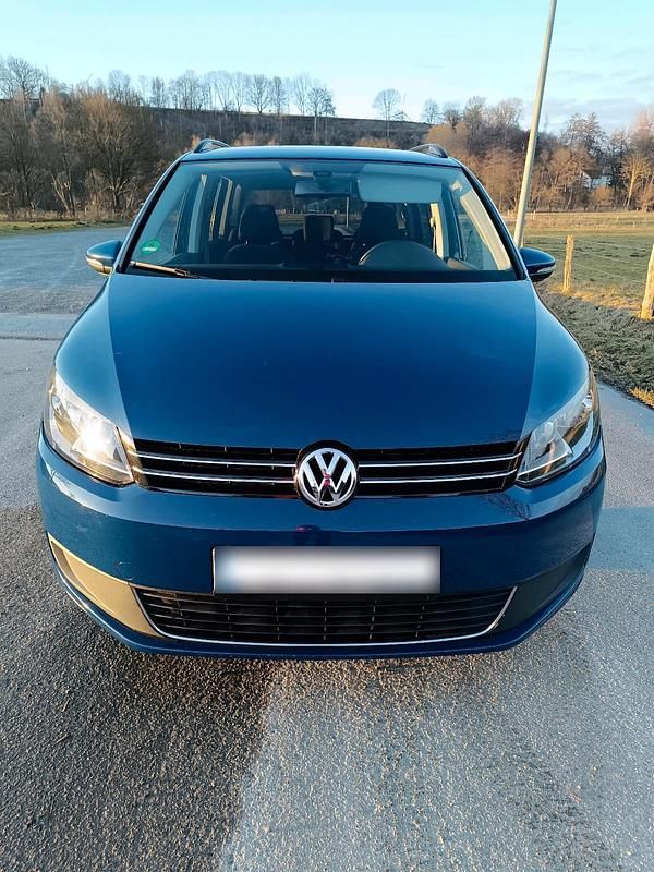 Gebraucht VW Touran 105 PS (77 kW) 2012 Blau Van / Kleinbus
