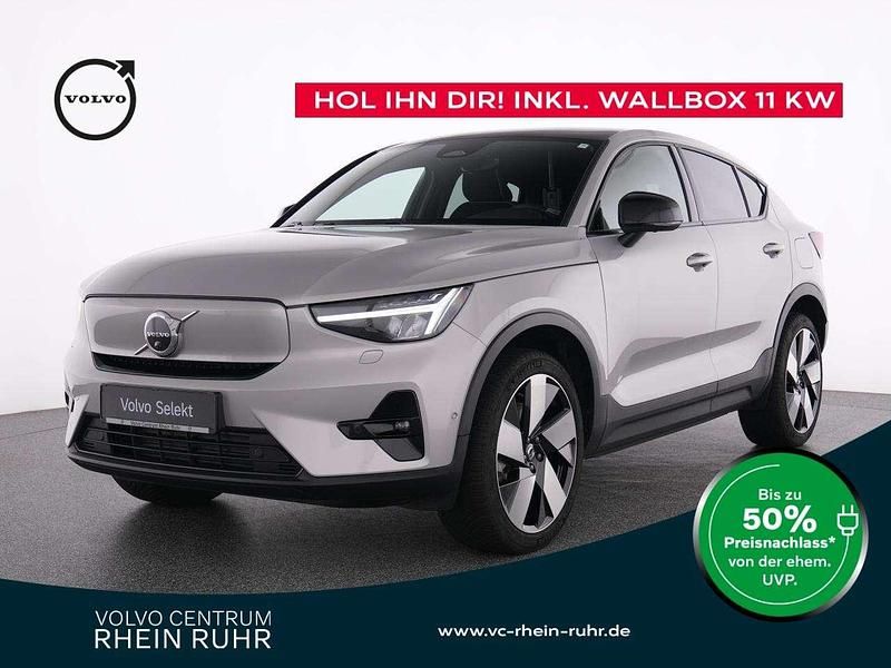 Silber silver dawn / metallic Gebraucht 2022 Volvo C40 Ultimate SUV | 31.850 € (Guter Preis) - Bild 1/3