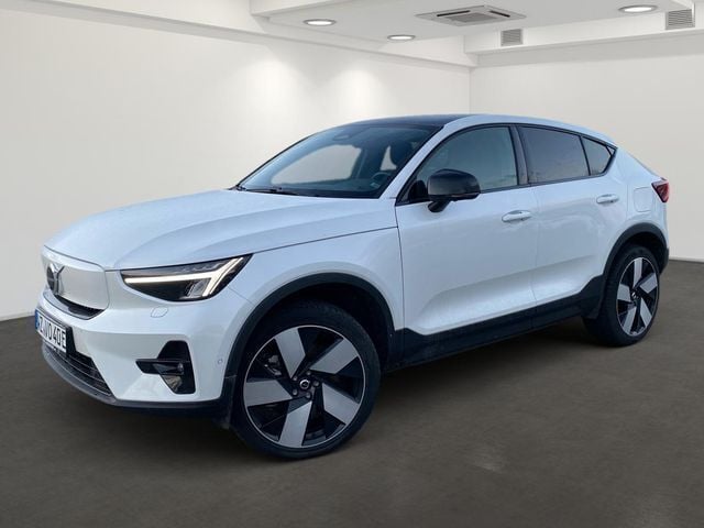 Weiß (crystal white) Gebraucht 2023 Volvo EC40 Ultimate SUV | 36.990 € (Guter Preis) - Bild 1/4