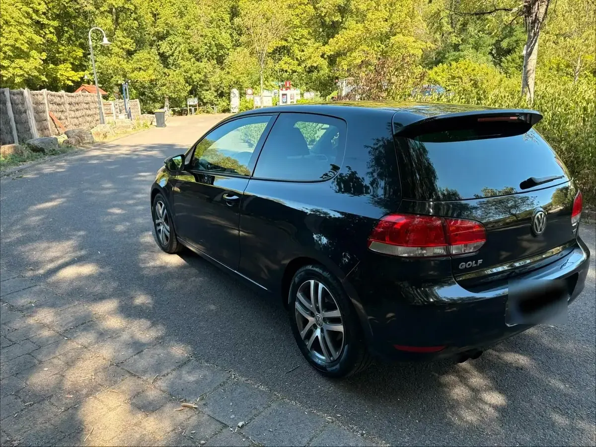 Gebraucht VW Golf VI 122 PS (89 kW) 2009 Schwarz Kleinwagen