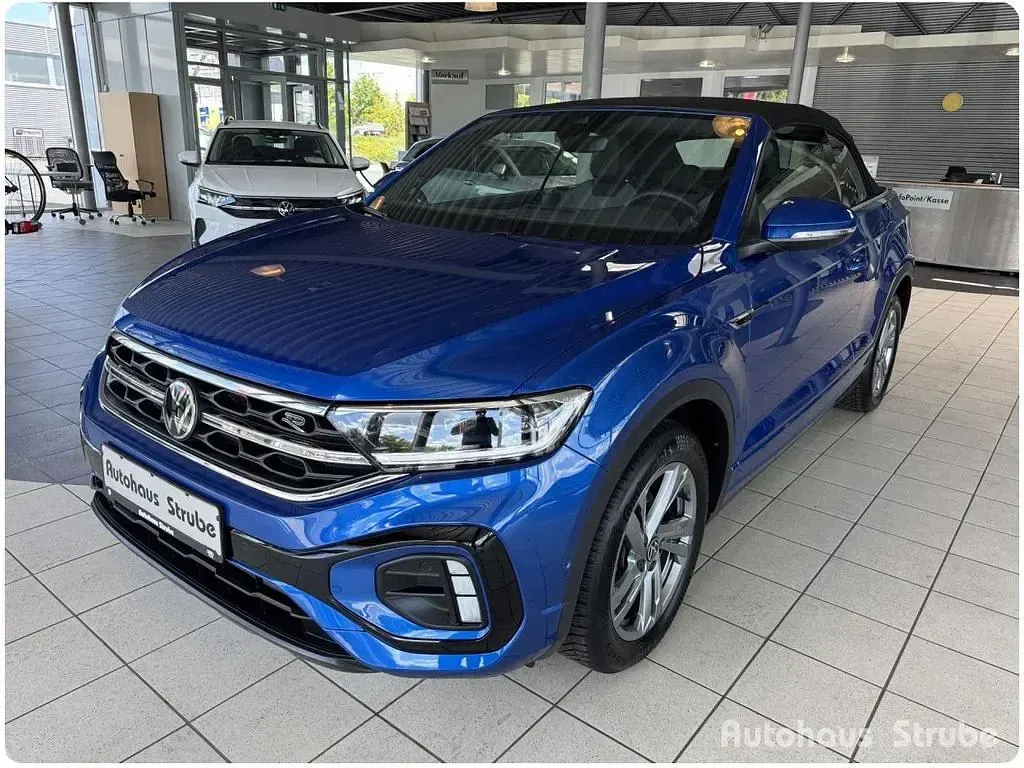 Gebraucht VW T-Roc Cabriolet R-line 150 PS (110 kW) 2025 Blau Cabrio