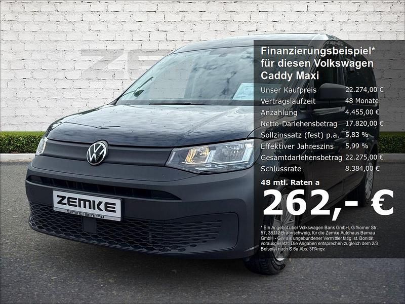 Blau Gebraucht 2022 VW Caddy Maxi Van / Kleinbus | 22.274 € (Etwas zu teuer) - Bild 1/4