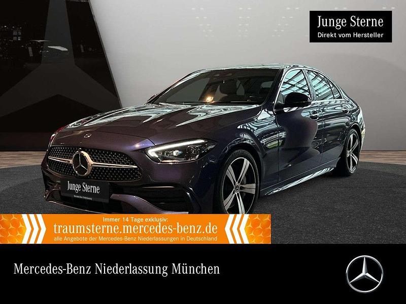 Blau Gebraucht 2023 Mercedes C300 AMG Limousine | 42.890 € (Fairer Preis) - Bild 1/3