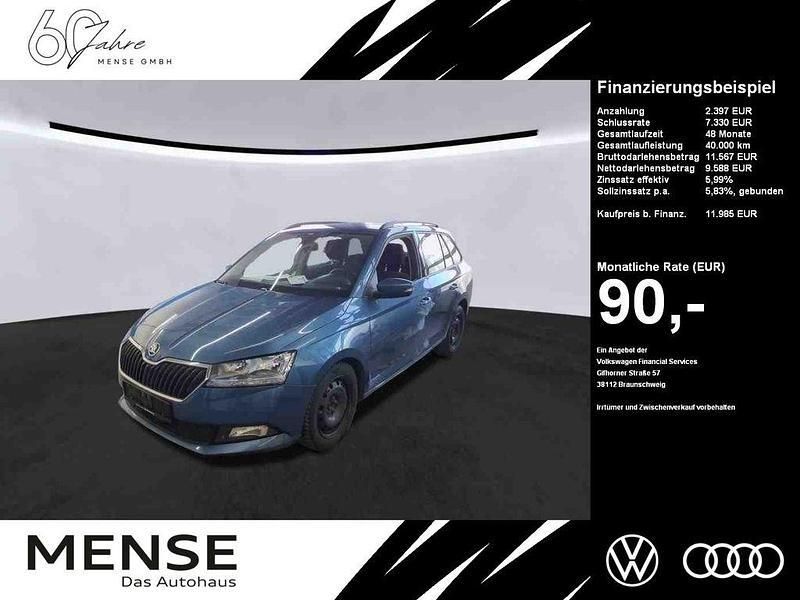 Blau Gebraucht 2021 Skoda Fabia Active Kombi | 11.985 € (Fairer Preis) - Bild 1/4