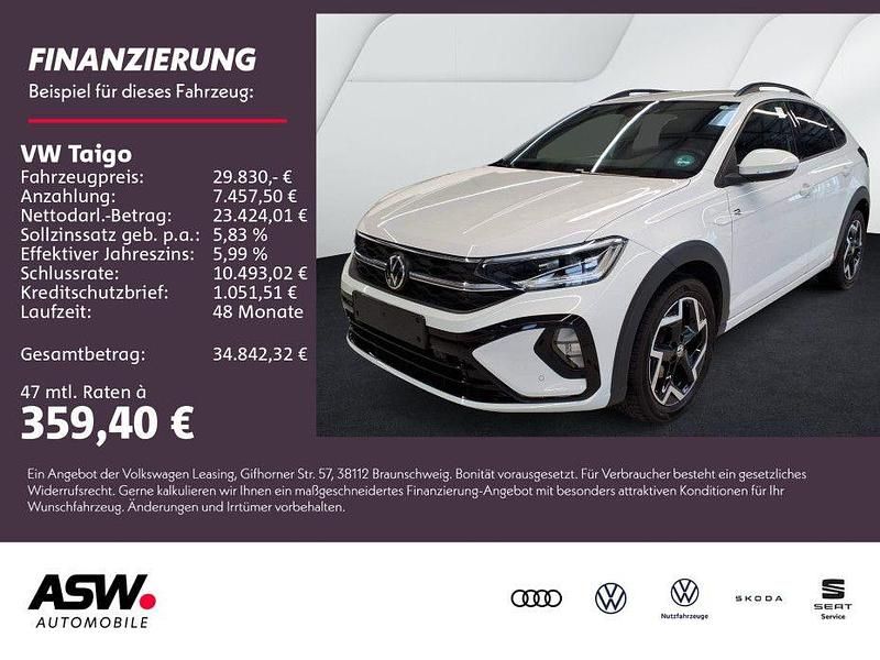 Pure white Gebraucht 2025 VW Taigo R-line SUV | 29.830 € (Teuer) - Bild 1/4