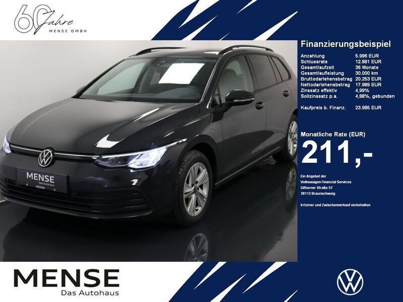 Grau Gebraucht 2022 VW Golf VIII Life Kombi | 23.985 € (Fairer Preis) - Bild 1/4