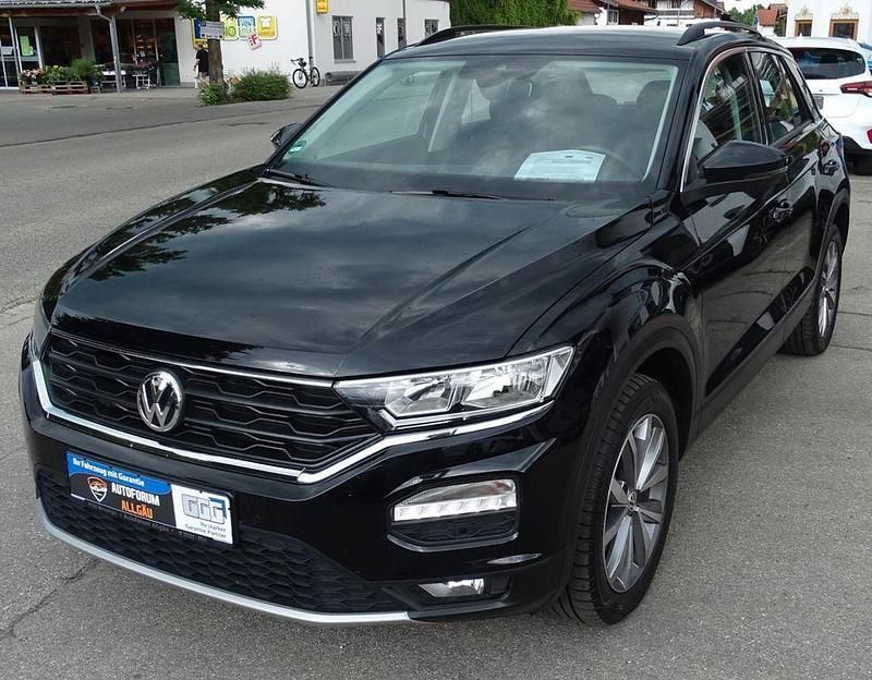 Schwarz Gebraucht 2019 VW T-Roc Style SUV | 19.999 € (Guter Preis) - Bild 1/4