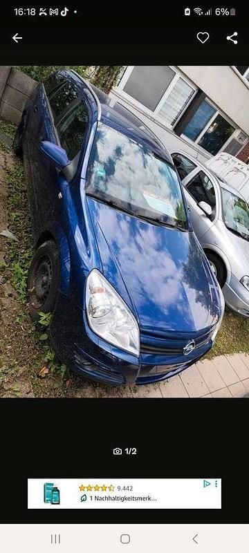Blau Gebraucht 2008 Opel Astra Cosmo Limousine | 1.300 € (Superpreis) - Bild 1/2