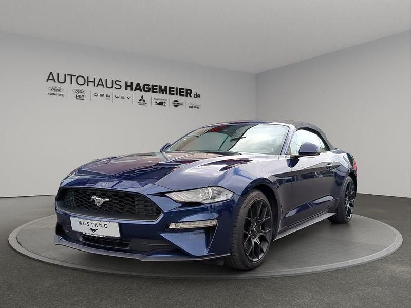 Blau Gebraucht 2019 Ford Mustang Convertible Cabrio | 36.950 € - Bild 1/4