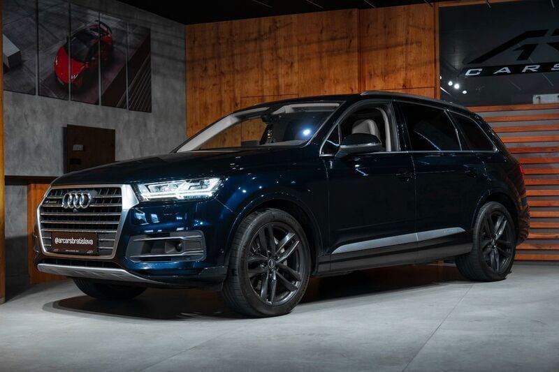 Blau Gebraucht 2017 Audi Q7 Sport SUV | 28.900 € (Superpreis) - Bild 1/4