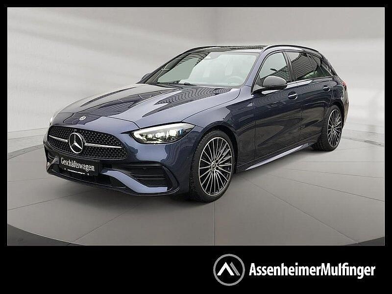 Metalliclack sodalithblau Gebraucht 2024 Mercedes C180 Kombi | 40.580 € (Etwas zu teuer) - Bild 1/4