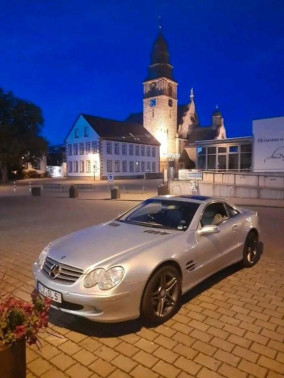 Silber Gebraucht 2004 Mercedes SL500 Cabrio | 12.999 € - Bild 1/4