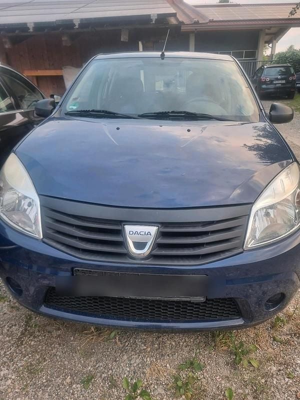 Blau Gebraucht 2009 Dacia Sandero Kleinwagen | 400 € (Superpreis) - Bild 1/4