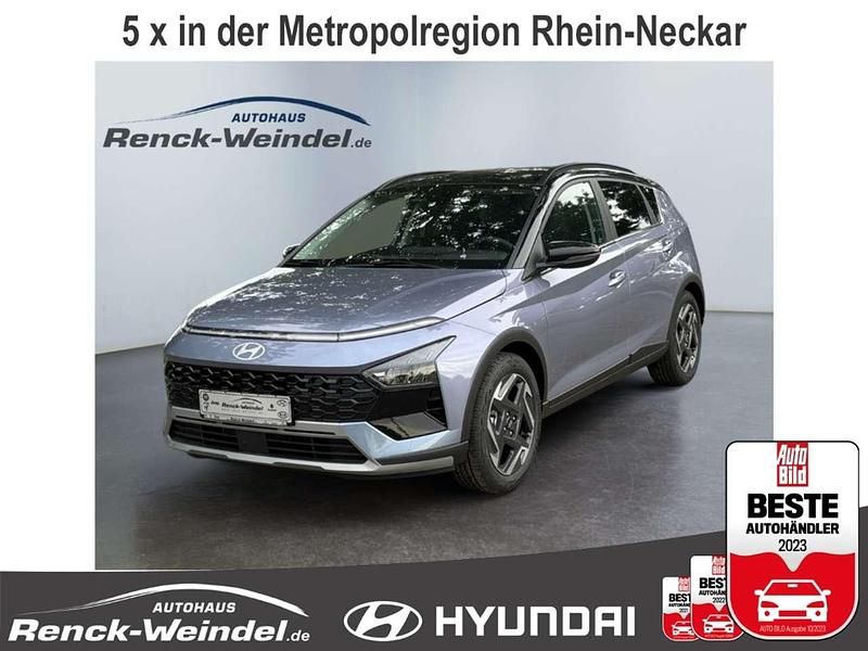 Meta blue/ phantom black / mic Neu 2025 Hyundai Bayon Prime SUV | 25.989 € (Etwas zu teuer) - Bild 1/4