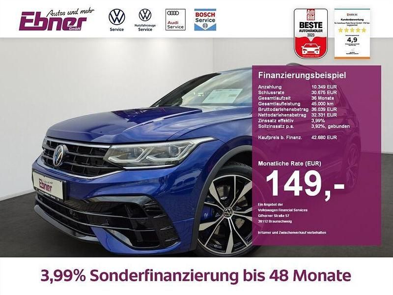Lapiz blue metallic Gebraucht 2022 VW Tiguan Sound SUV | 42.680 € (Teuer) - Bild 1/4