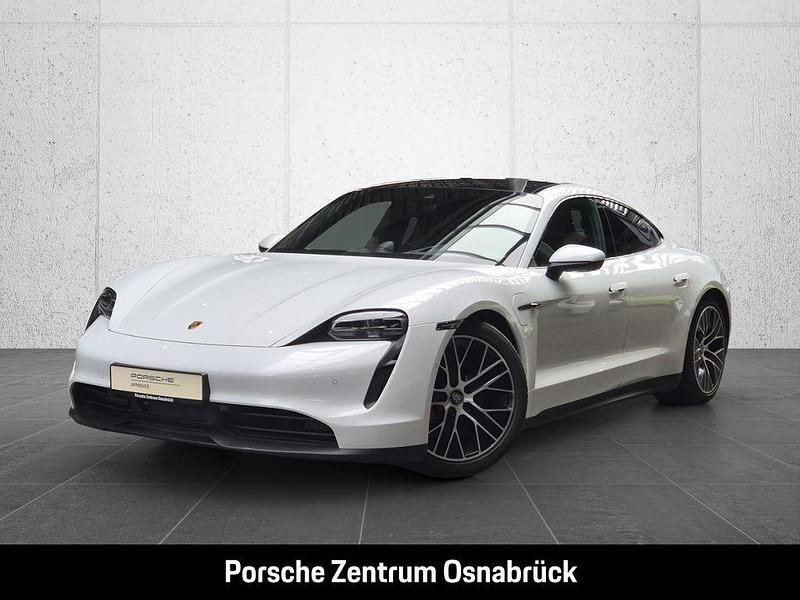Gebraucht Porsche Taycan 419 kW (571 PS) 2021 Weiß (carraraweißmetallic) Limousine