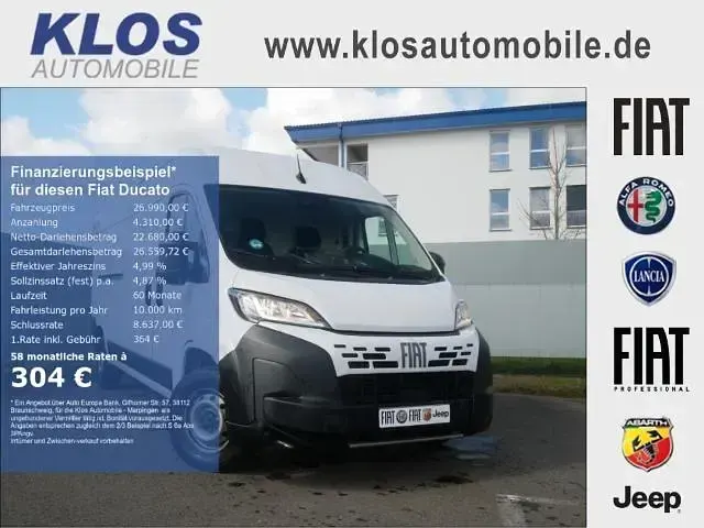 Second-hand Fiat Ducato 140 CP (102 kW) 2024 Van