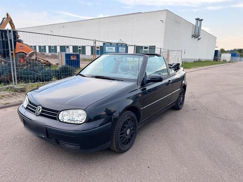 Schwarz Gebraucht 1999 VW Golf Cabriolet Cabrio | 1.400 € (Superpreis) - Bild 1/4
