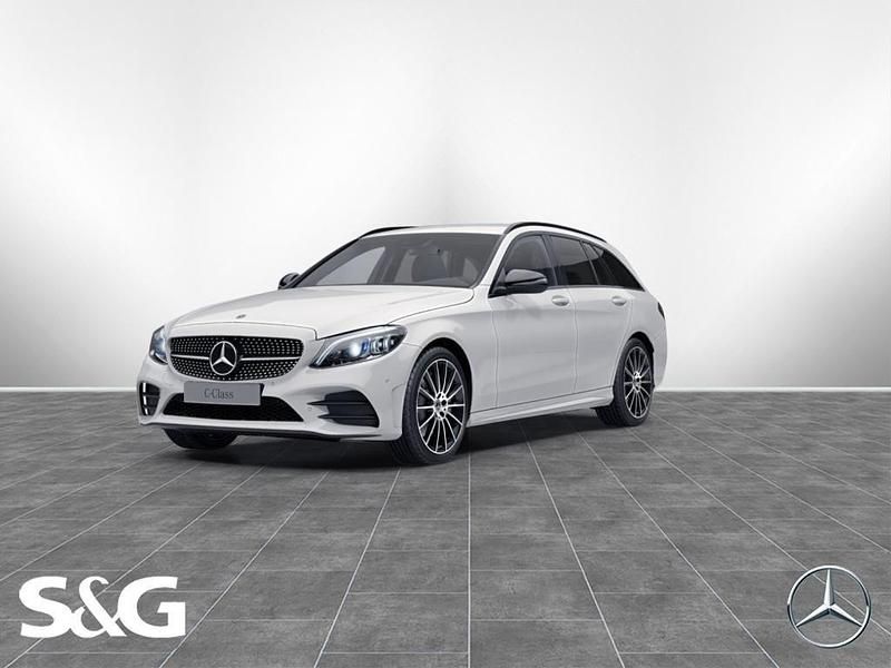 Unilack polarweiß Gebraucht 2019 Mercedes C400 Night Kombi | 29.777 € (Fairer Preis) - Bild 1/4