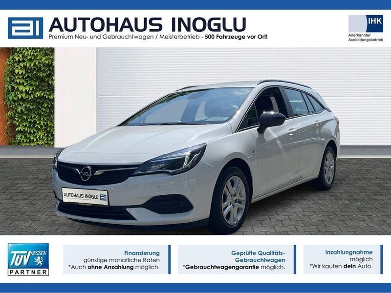 Schneeweiss/summitwhite/arctic Gebraucht 2022 Opel Astra Kombi | 15.770 € (Superpreis) - Bild 1/4