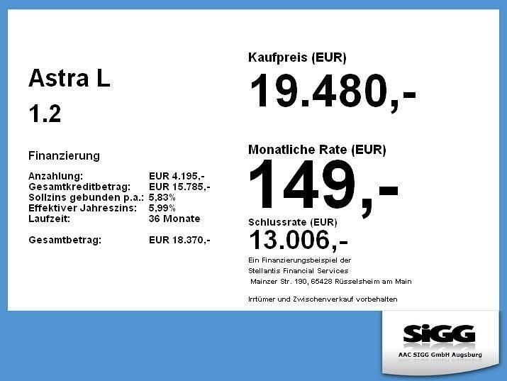 Gebraucht Opel Astra 131 PS (96 kW) 2024 Weiss Limousine