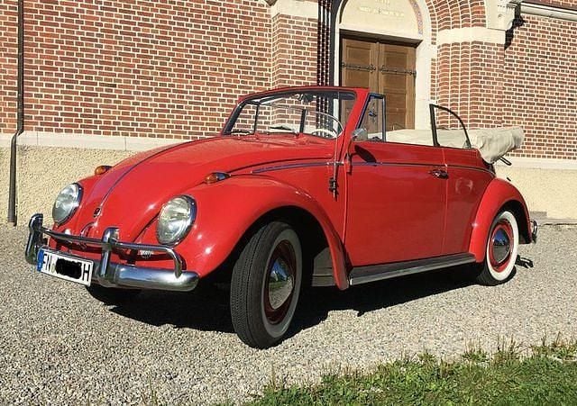 Gebraucht VW Käfer Karmann 34 PS (25 kW) 1964 Rot Cabrio