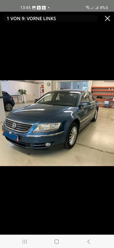Blau Gebraucht 2008 VW Phaeton Limousine | 2.980 € (Superpreis) - Bild 1/3