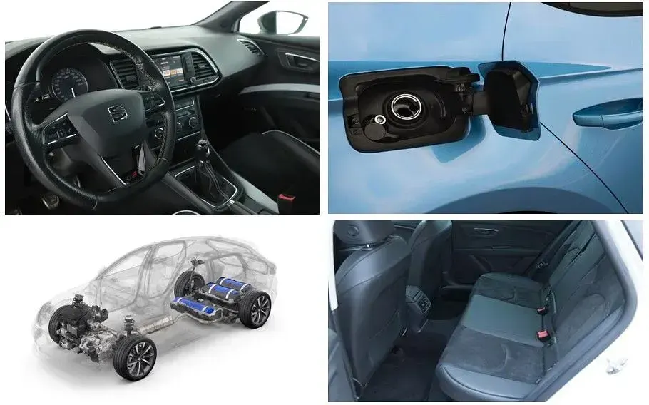Usata Seat Leon Style 110 CV (80 kW) 2016 Bianco Berlina