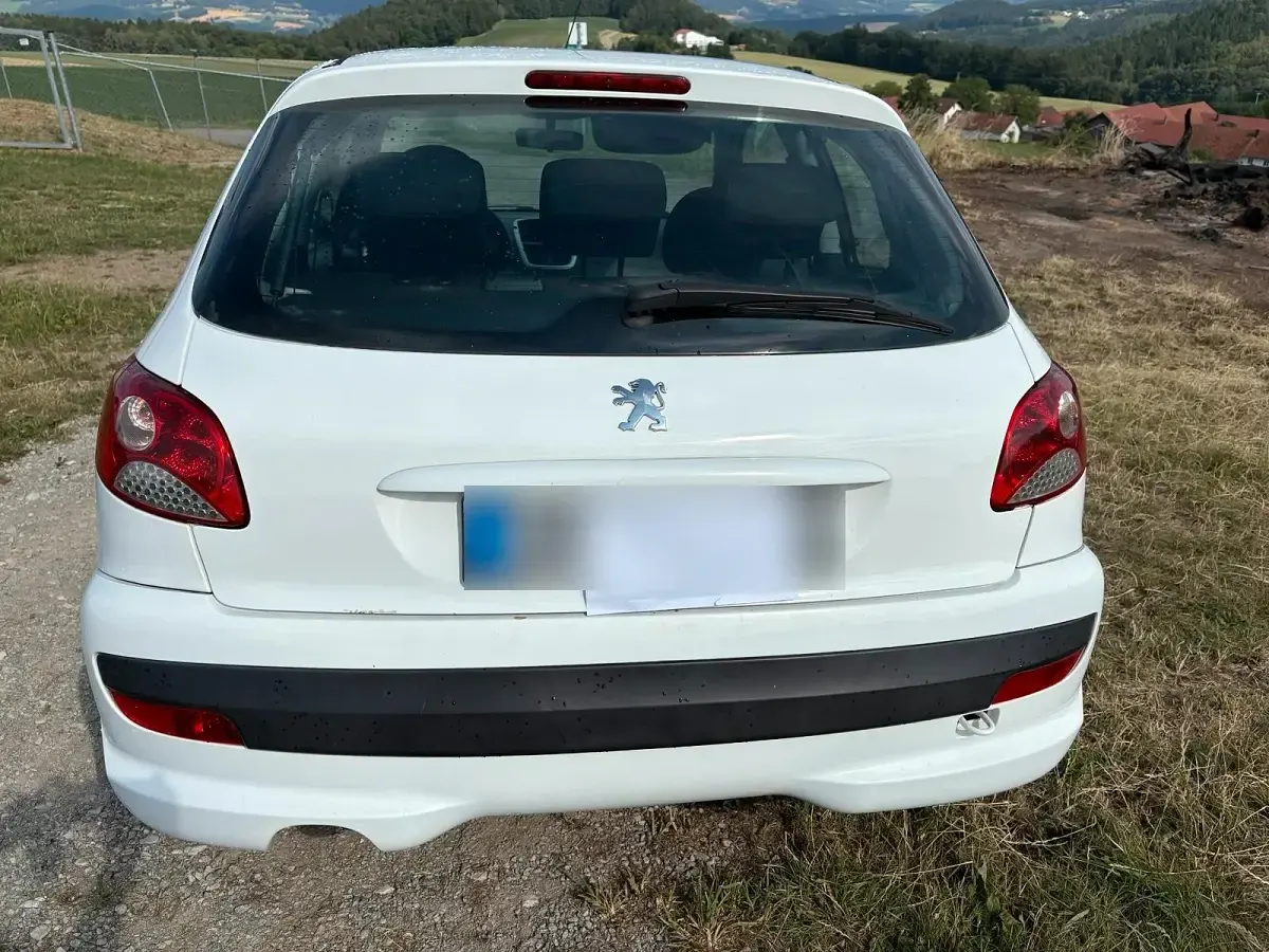 Gebraucht Peugeot 206 75 PS (55 kW) 2009 Weiß Kleinwagen