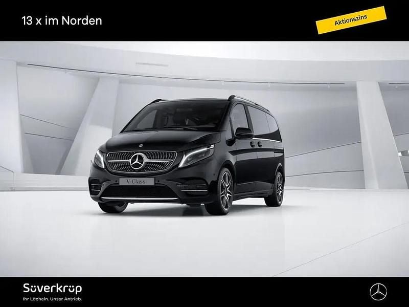 Schwarz Gebraucht 2022 Mercedes V300 Avantgarde Edition Van / Kleinbus | 56.890 € (Guter Preis) - Bild 1/4