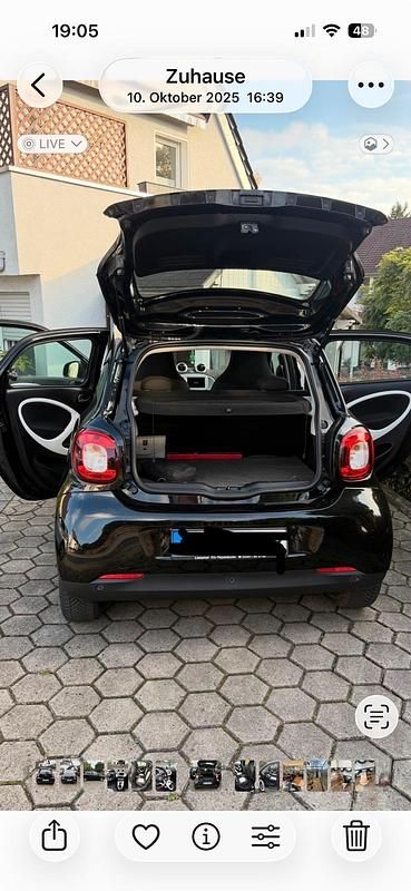 Gebraucht Smart ForTwo Cabrio Passion 71 PS (52 kW) 2015 Schwarz Cabrio