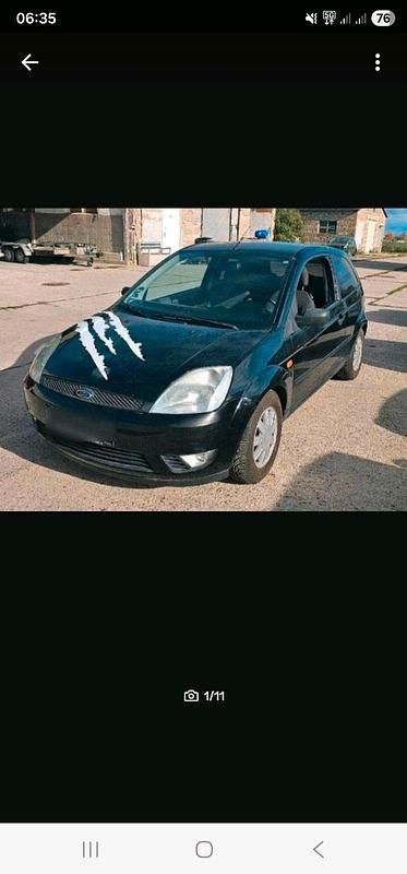 Gebraucht Ford Fiesta 75 PS (55 kW) 2002 Schwarz Kleinwagen