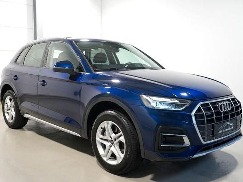 Navarrablau (metallic) Gebraucht 2022 Audi Q5 Advanced SUV | 32.900 € (Guter Preis) - Bild 1/4