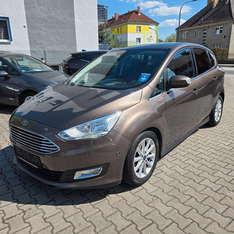 Gebraucht Ford C-MAX Titanium 120 PS (88 kW) 2016 Toffeebraun metallic Van / Kleinbus