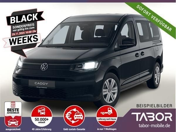Schwarz (deep black perleffekt) Neu 2025 VW Caddy Maxi Van / Kleinbus | 35.127 € (Superpreis) - Bild 1/4