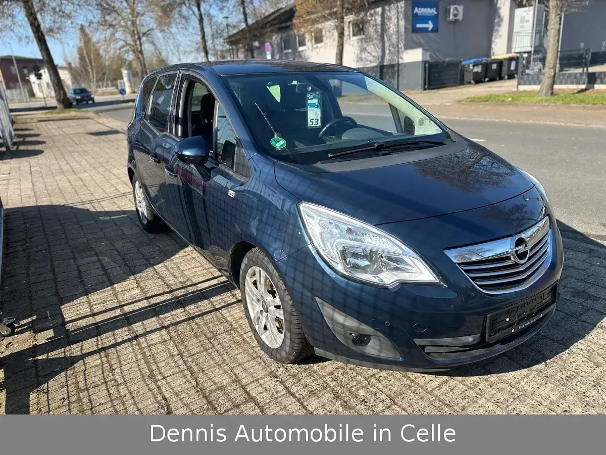 Gebraucht Opel Meriva Innovation 101 PS (74 kW) 2013 Blau Van / Kleinbus